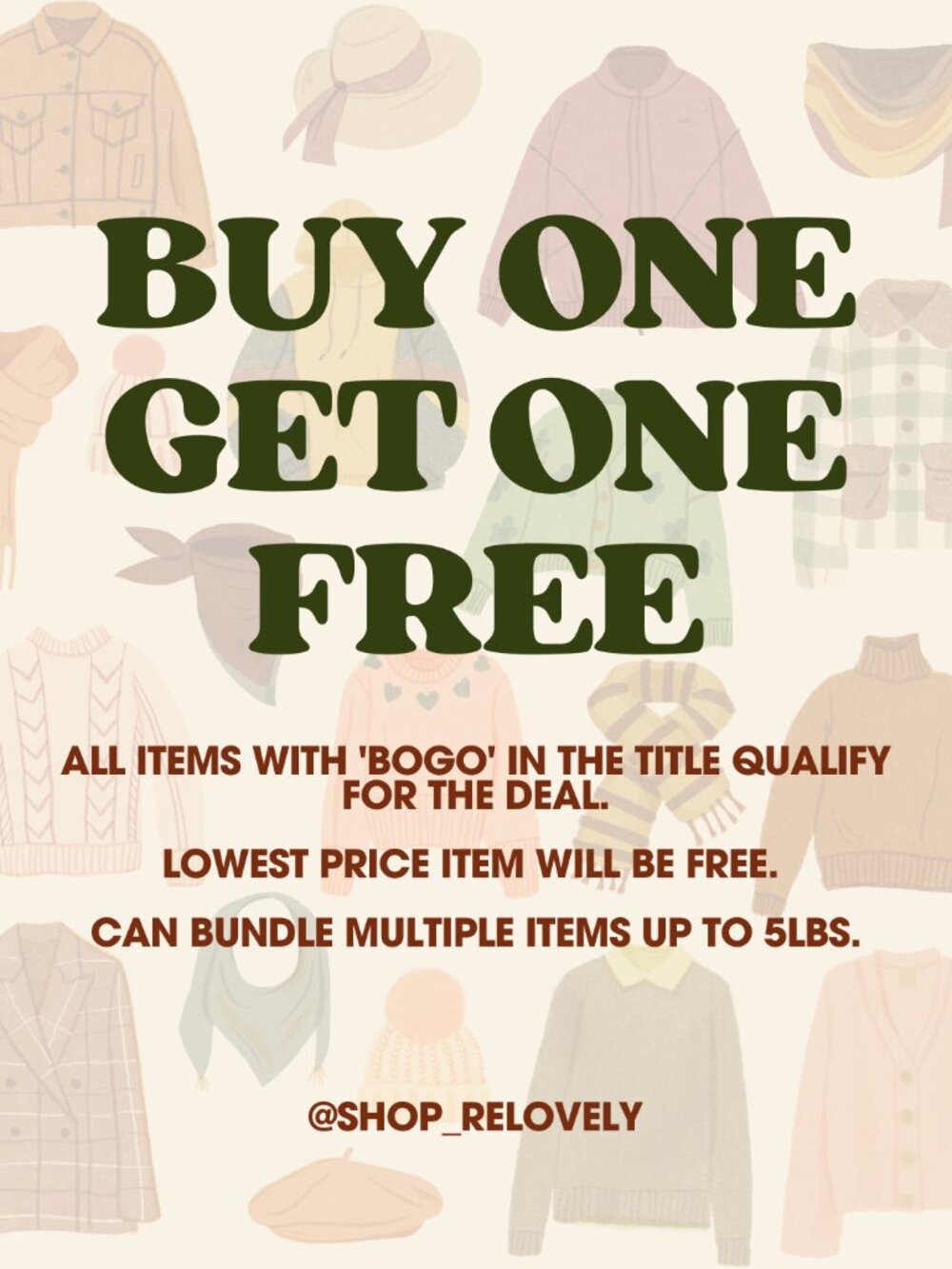 BOGO SALE